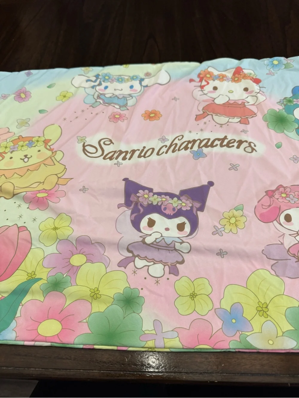 Sanrio hello kitty and friends fairy Floral cooling Pillowcase with zipper